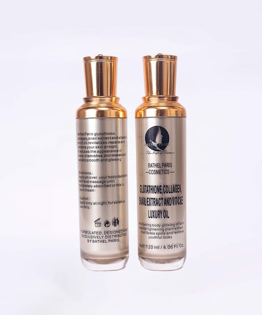 glutathione collagen snail extract and vitage luxry oil