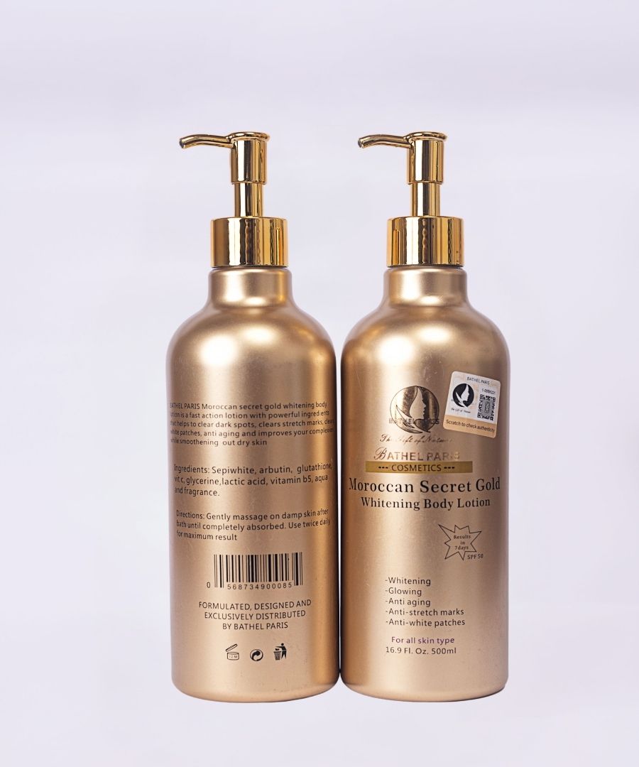morroccan secrets whitening body lotion